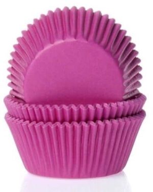 House Of Marie Muffinsformer Mørk Rosa - 50 stk