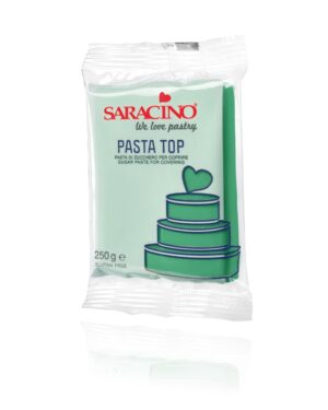 Saracino Top Paste Fondant 250g - Mørke Grønn