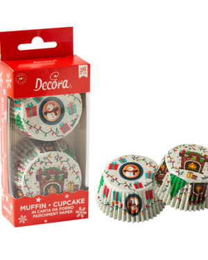 Decora Muffinsformer Julegaver - 36 Stk