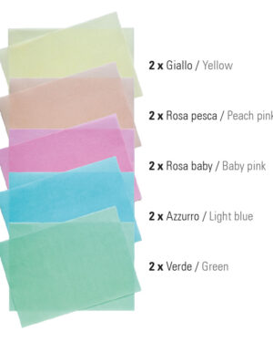 Decora Rispapir A4 Assorterte farger- 10 stk