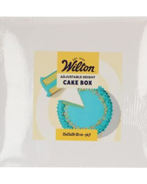 Wilton Justerbar Kakeeske 25 x 25 x 20-28 cm